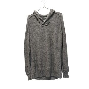Joe's‎ Charcoal Gray Alpaca Wool Blend Hoodie Sweater Size S Men